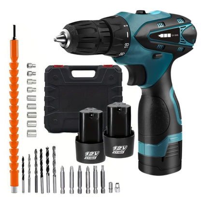 Taladro de mano 2 Batería Mas Accesorios